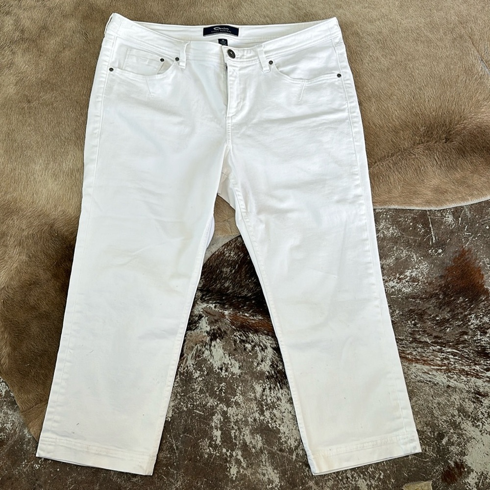 Tommy Bahama White Denim Crop Jeans